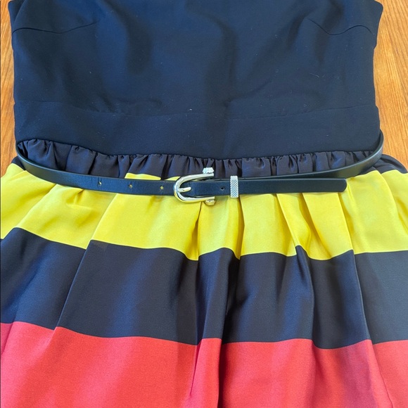 Ted Baker Aneli Cruise Stripe Fit and Flare Dress sz 4 new modern designer - Picture 15 of 16